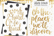 The Gold Foil Kit Essentials+Bonus!, a Layer Style Add-On by Pink Coffie (Thumbnail 7 of 9)