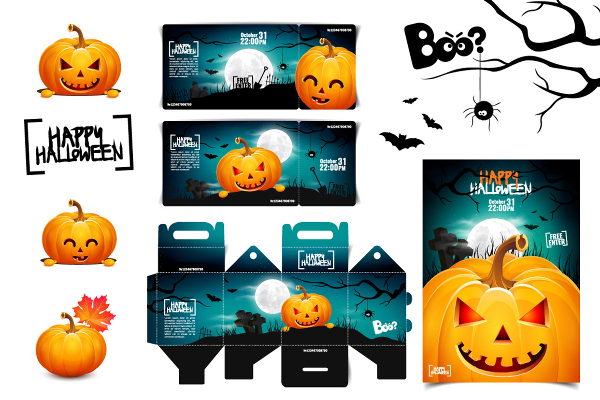 Halloween pumpkin head jack, an Illustration by inifer (Photo 1 of 3)