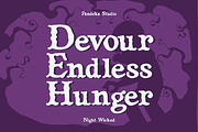Night Wicked - Halloween Handdrawn, a Handwritten Font by Pandeka Studio (Thumbnail 3 of 9)