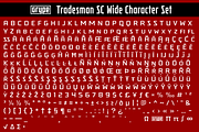 Tradesman SC Wide Family, a Sans Serif Font by GRYPE (Thumbnail 3 of 3)
