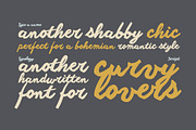 Another Shabby - 5 fonts, a Script Font by Zetafonts (Thumbnail 4 of 12)