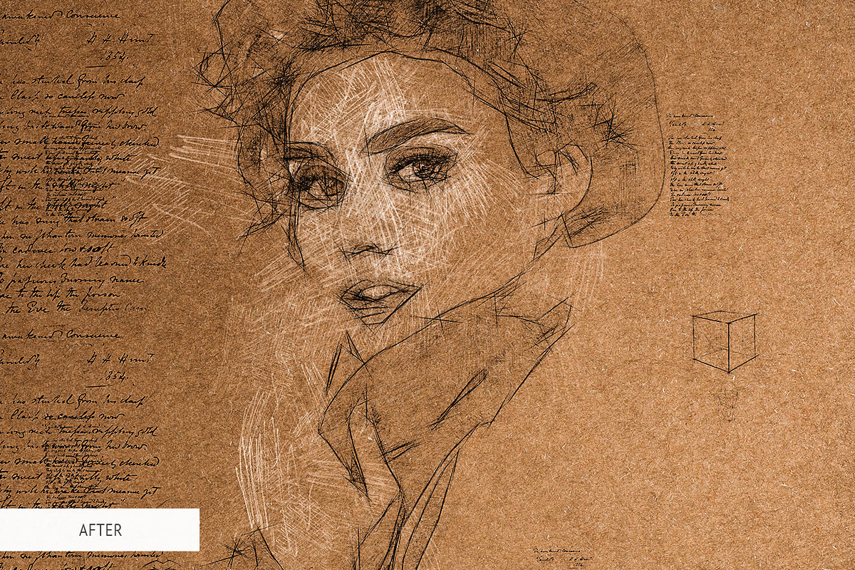Da Vinci Sketch Action for Photoshop, an Action Add-On by FixThePhoto (Photo 28 of 42)