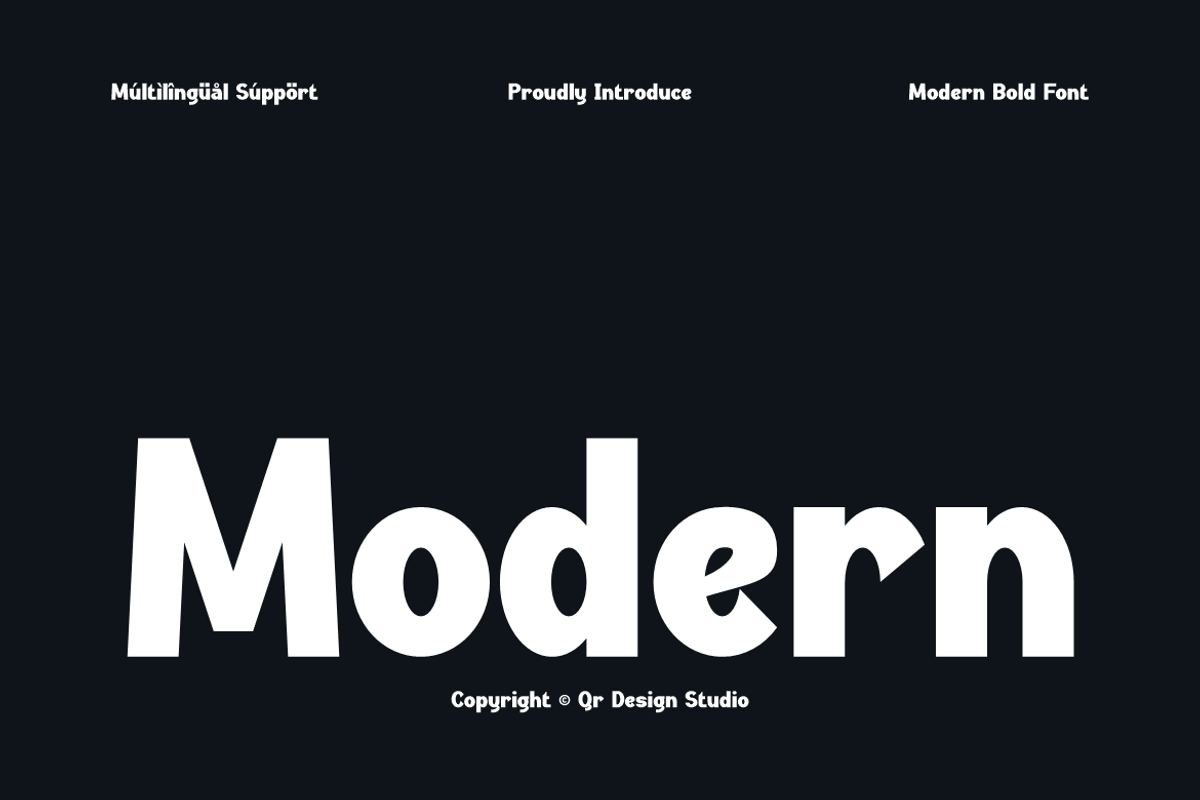 Gythar - Modern Bold Font, a Sans Serif Font by QR Design Studio (Photo 2 of 14)