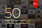 Logo Sign Mockup Generator Badge 3D, a Product Mockup by PrintPixel (Thumbnail 1 of 7)