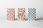 Retro Spring Vector Pattern Set, a Pattern Graphic by Palette Pursuit (Thumbnail 2 of 13)