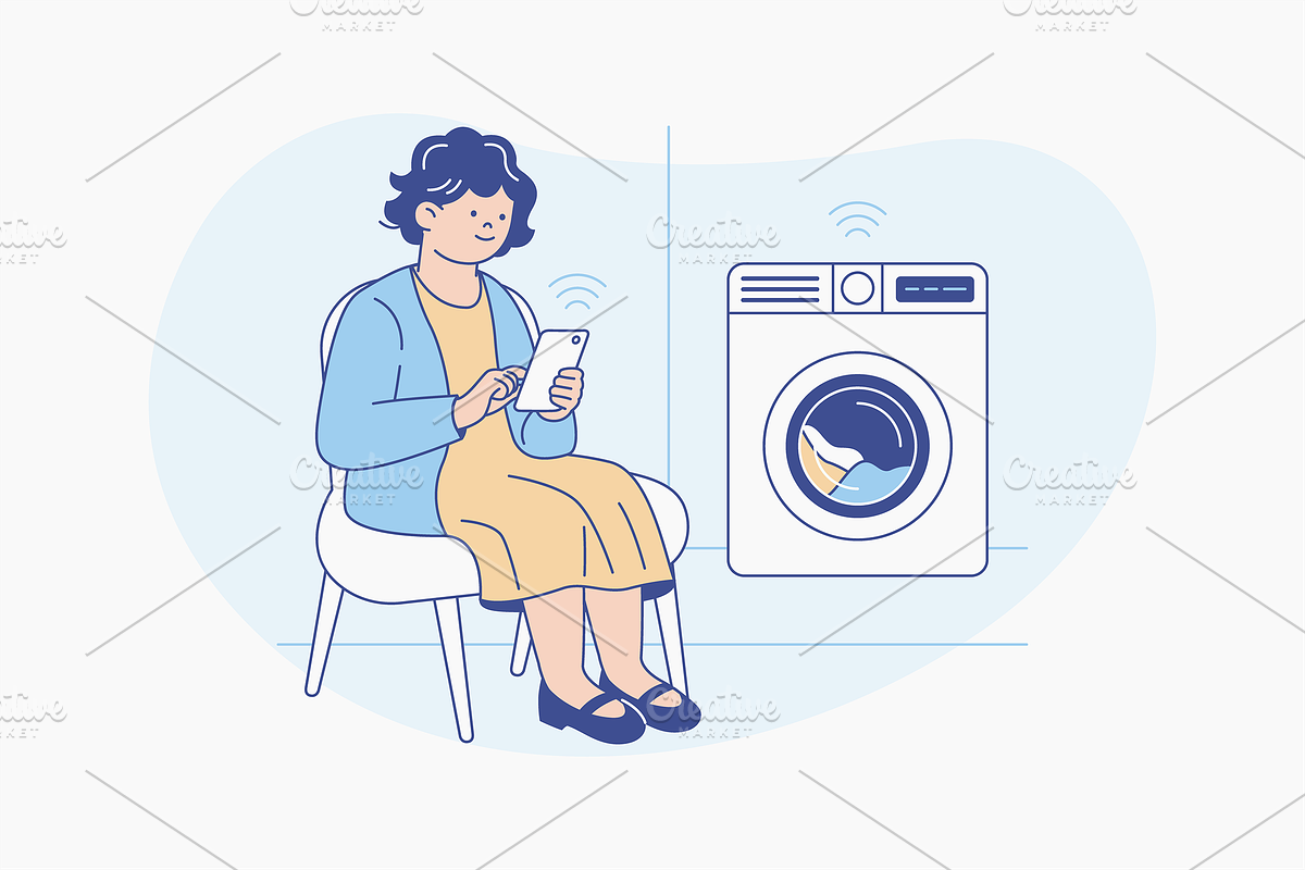 Smart Home Illustration, an Object Graphic by Jump Studio (Photo 8 of 12)