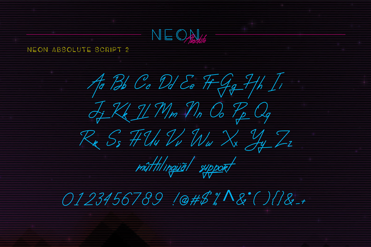 Neon Absolute - Font Duo preview 8
