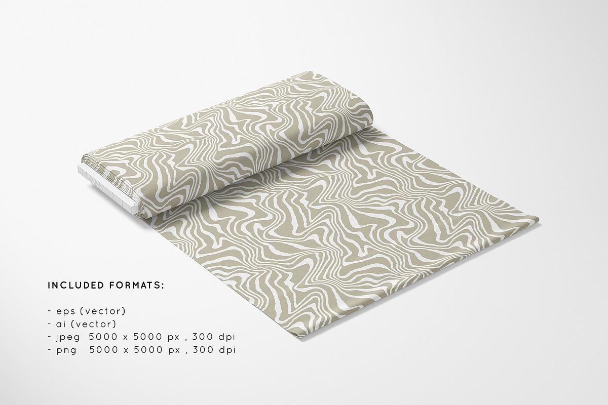 Ripples. Seamless Patterns Set, a Pattern Graphic by Curly_Pat (Photo 5 of 5)