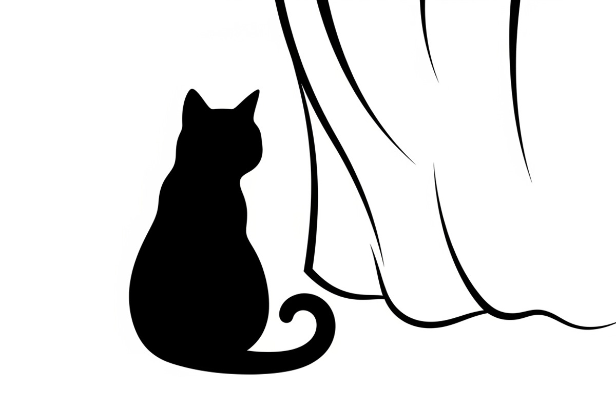 cat sitting by window silhouette, an Illustration by Amazin_art (Photo 12 of 25)