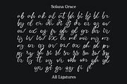Solana Grace – Elegant Script Font, a Script Font by RagamKata (Thumbnail 11 of 12)