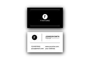 Fully Editable Minimal Business Card, a Business Card Template by Your Choice Art
