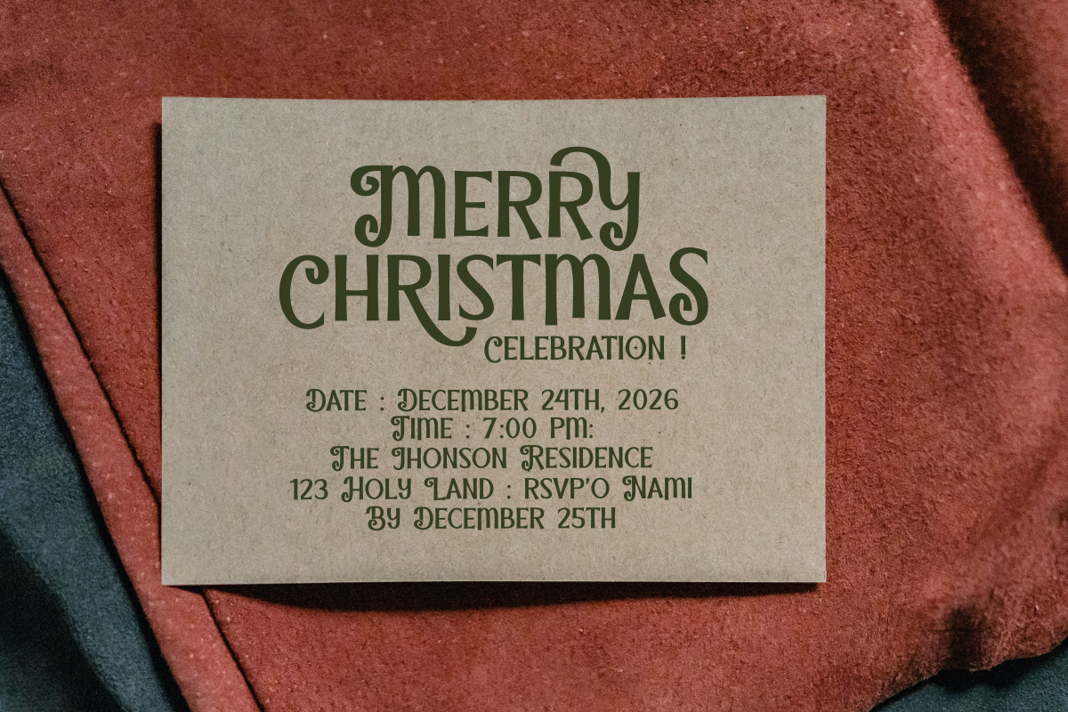 Christmas Holiday - Quirky Mix Font, a Sans Serif Font by SaktiAvellin (Photo 3 of 8)