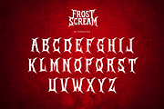 Frost Scream - Black Metal Font, a Blackletter Font by Sronstudio (Thumbnail 13 of 13)