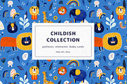 AUTUMN ABSTRACT BUNDLE, an Animal Illustration by MoleskoStudio (Thumbnail 3 of 9)