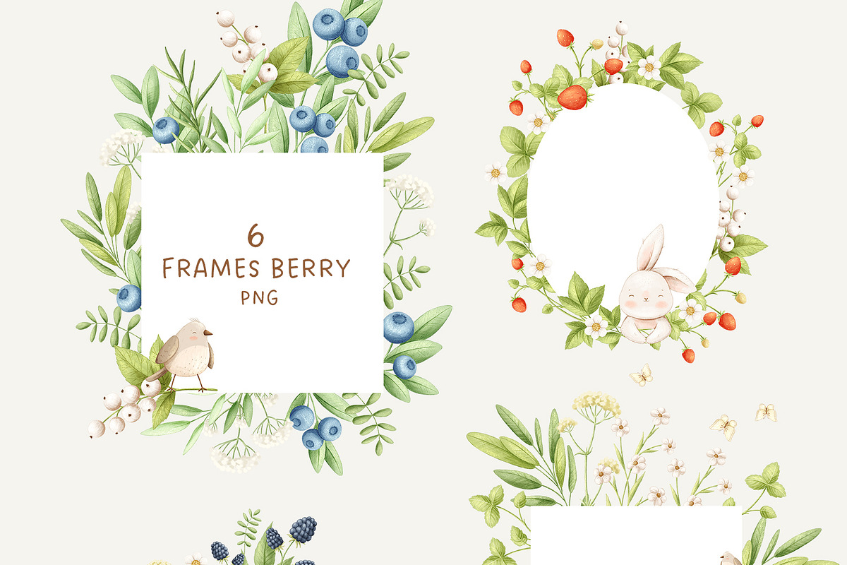 Berry Summer - kids collection, an Animal Illustration by polikarpovaart (Photo 19 of 21)