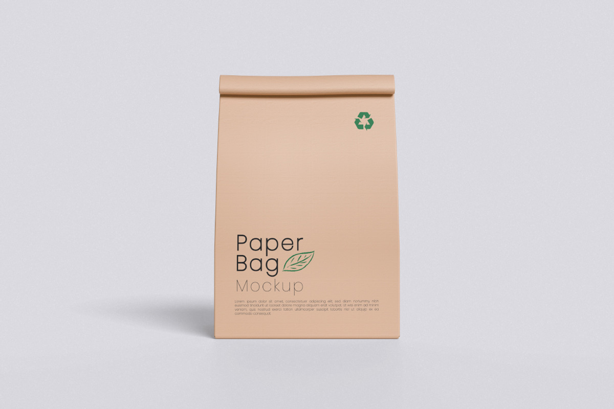 Paper Bag Mockup Bundle Set, a Packaging Mockup by Rielismee (Photo 2 of 5)