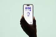 Hand Holding iPhone Mockup, an iPhone Mockup by mockeyai (Thumbnail 3 of 3)