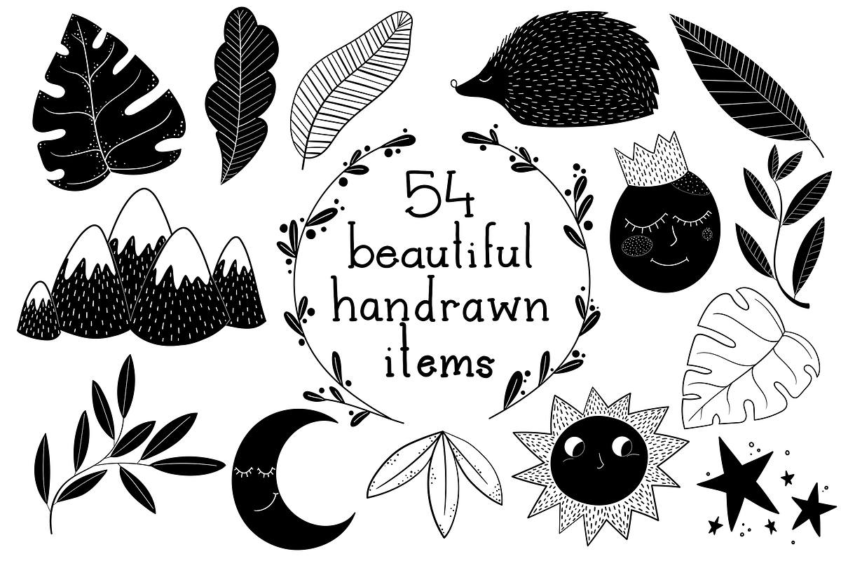 Modern Nursery Design Kit, a Decorative Illustration by Si Design Loft (Photo 5 of 5)