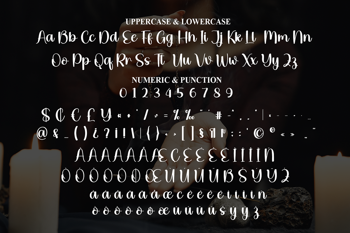 Black Magic | Script Font, a Handwritten Font by Scratchones (Photo 7 of 9)