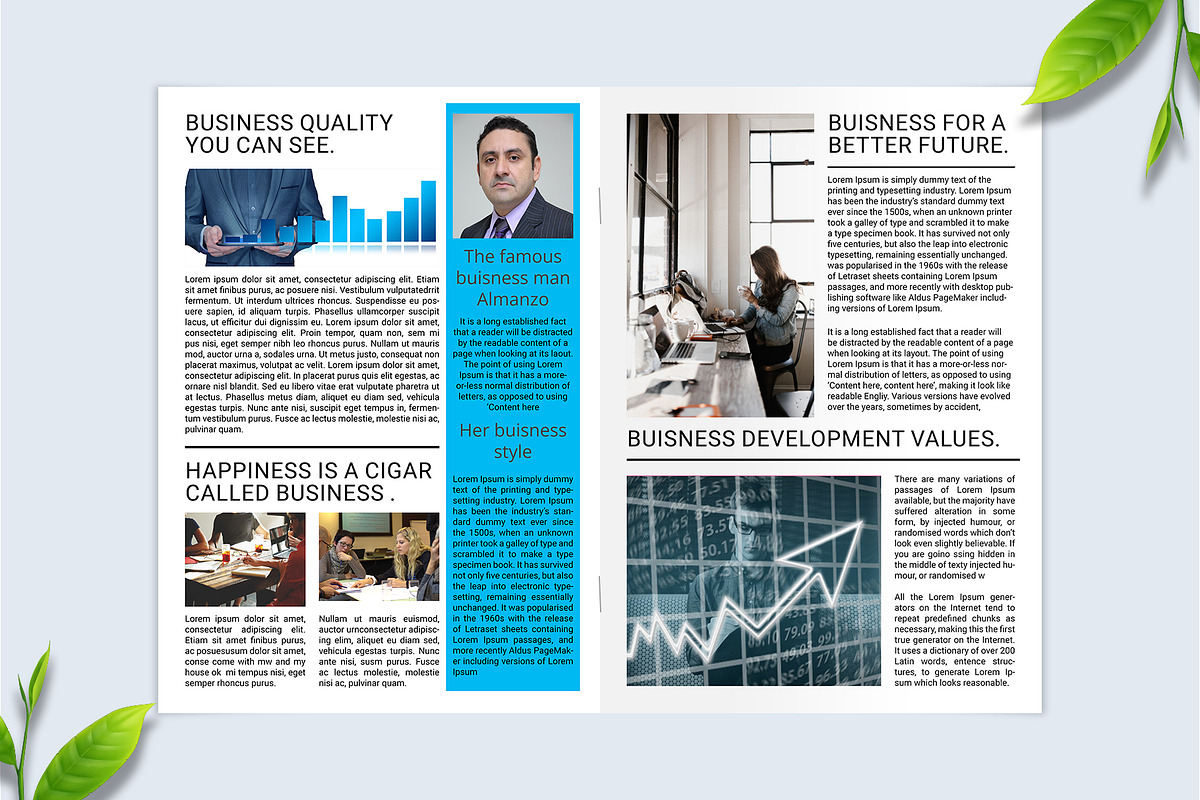 Newsletter Design, a Brochure Template by ROJI CREATOR (Photo 2 of 7)