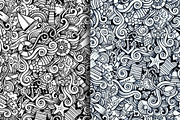 Marine Graphics Doodles Patterns, an Object Illustration by BALABOLKA (Thumbnail 3 of 6)