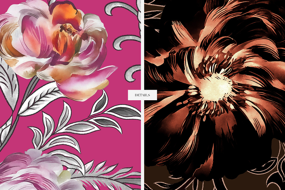 Paisley Floral Patterns And Motifs, a Pattern Graphic by LEAFure (Photo 8 of 10)