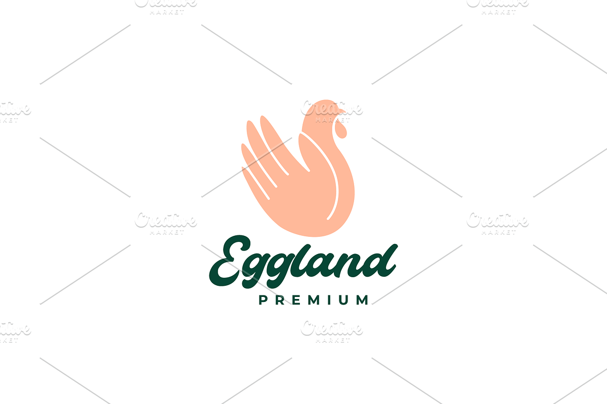hen farming hen house modern logo, a Branding & Logo Template by devastd