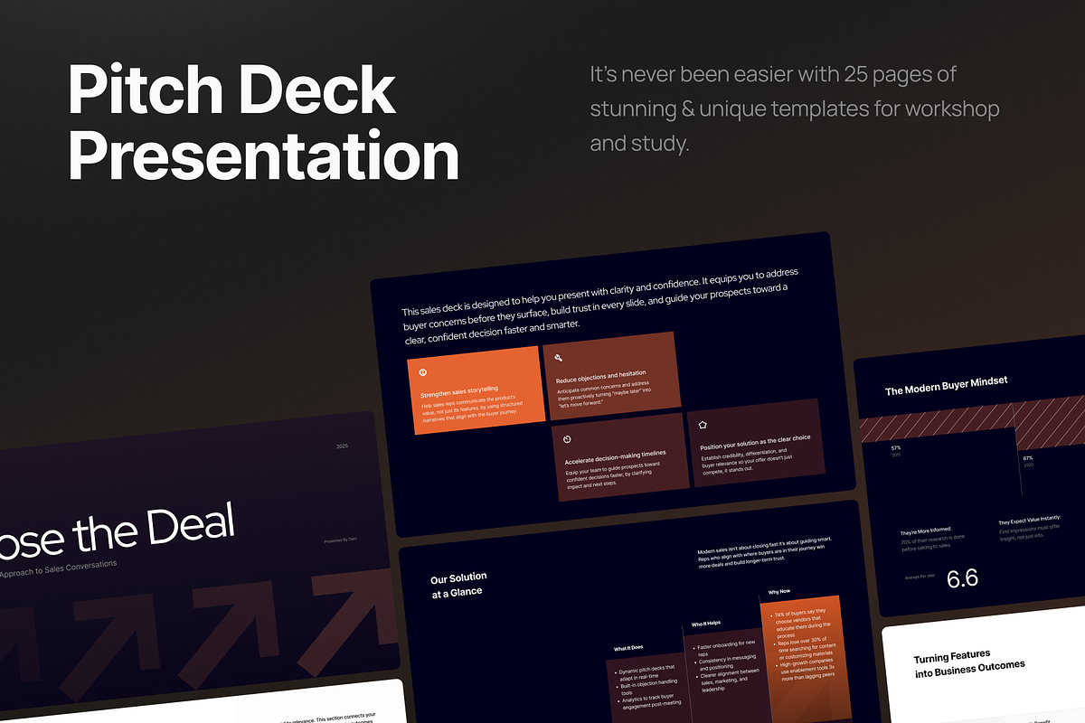 Professional Strategic Sales Deck, a Presentation Template by pickolabstudio (Photo 3 of 6)