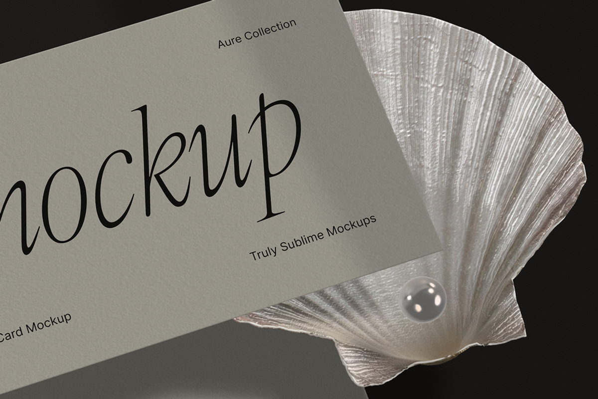 Elegant Business Card Mockup, an Advertising Mockup by Oasis Mockups (Photo 2 of 3)