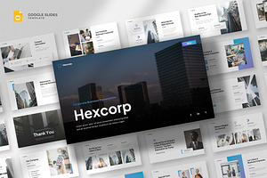 Corporate Business Google Slides, a Presentation Template by fluffstudio