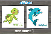 Sea creatures Toddler coloring book, a Brochure Template by Lidiebug (Thumbnail 3 of 4)
