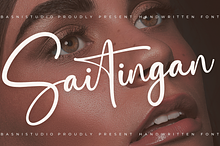 Saitingan a Handwritten Font
