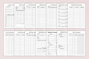 Business Planner Template/Canva