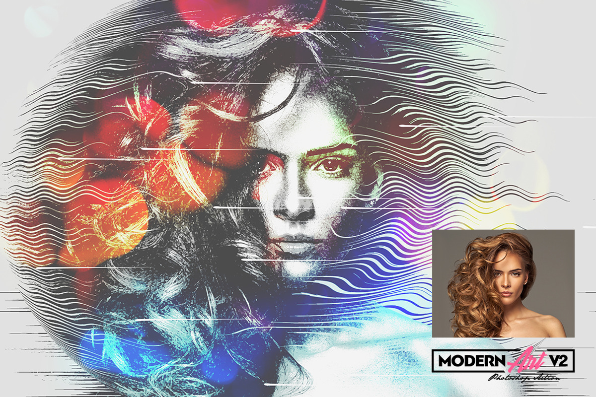 Modern Art Photoshop Action v2, an Action Add-On by Amorjesu.com (Photo 6 of 7)