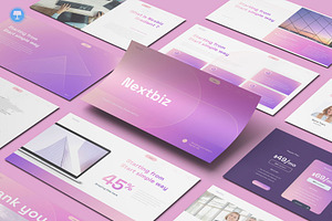 Gradient Business Keynote, a Presentation Template by Pixslides