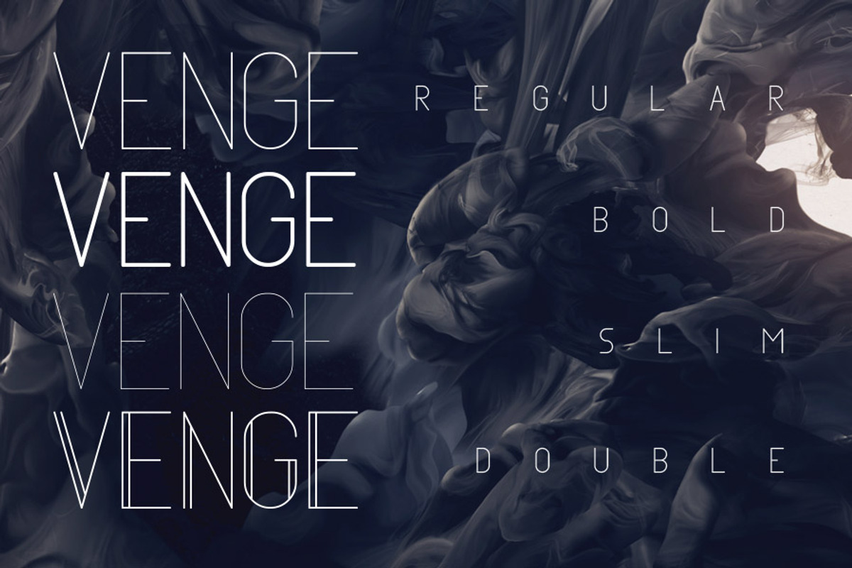 Venge Typeface preview 4