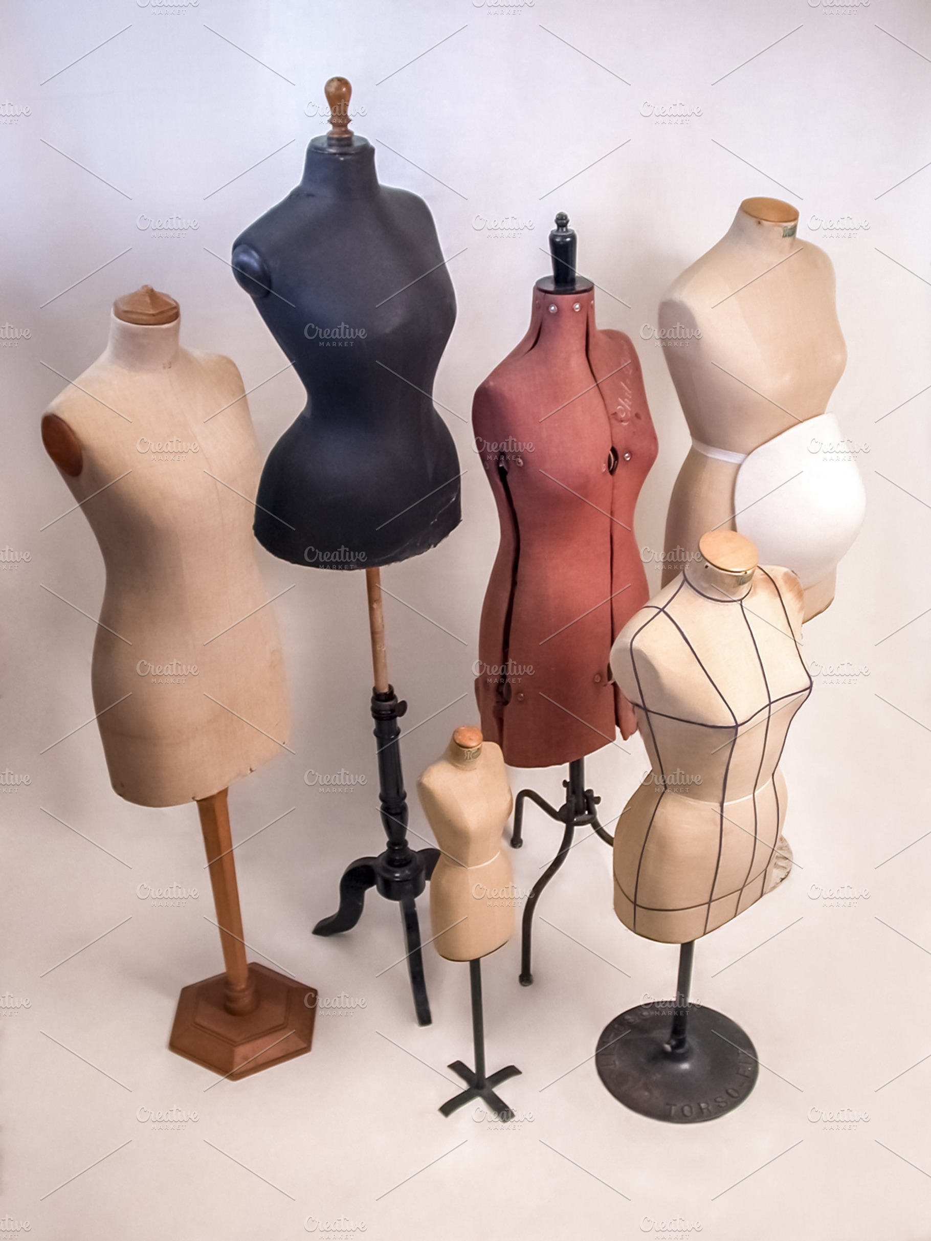 Vintage Tailor Dummy Mannequins