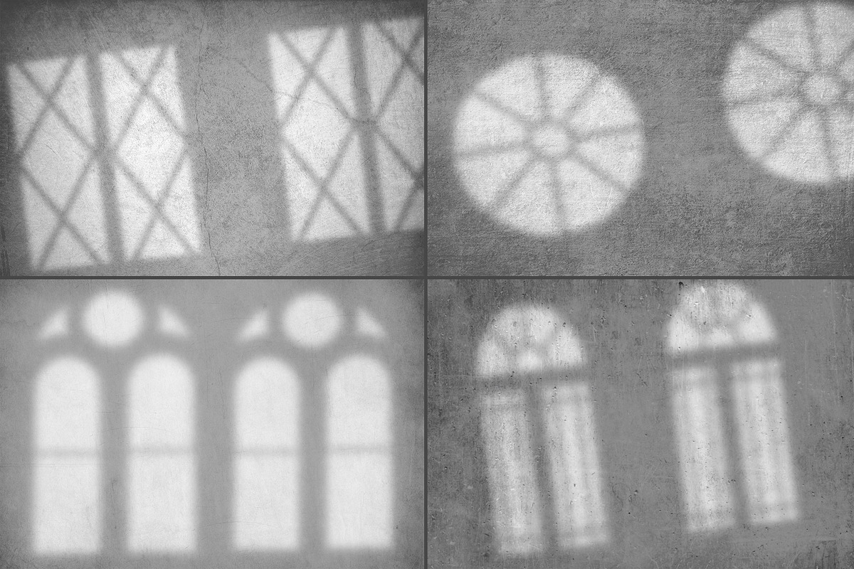 50 windows shadows, a Texture Illustration by AnastasiyaOleynik (Photo 11 of 14)