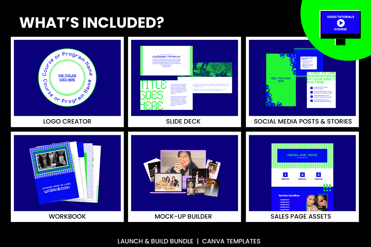 90s Brutalist Canva Branding Bundle, a Social Media Template by WorkShy Studio (Photo 2 of 21)