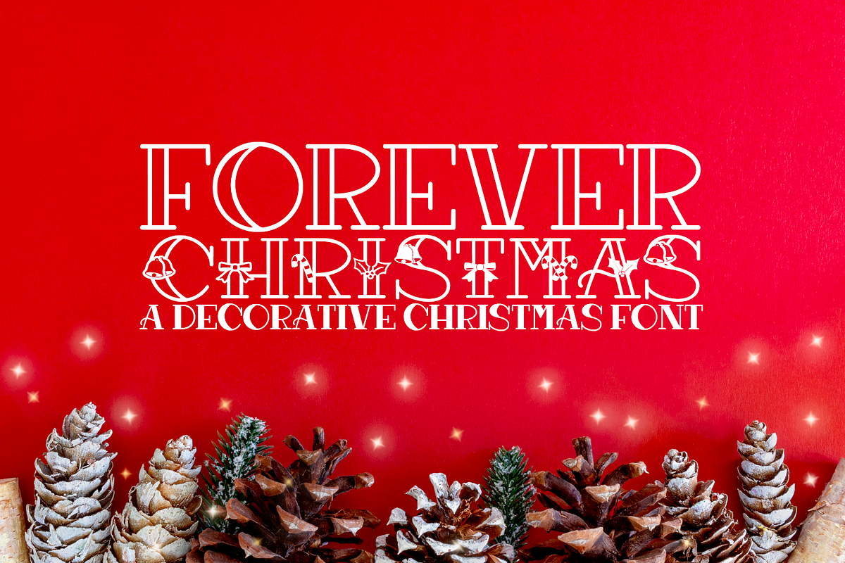 Forever Christmas, a Serif Font by Amber Nest Design (Photo 1 of 14)