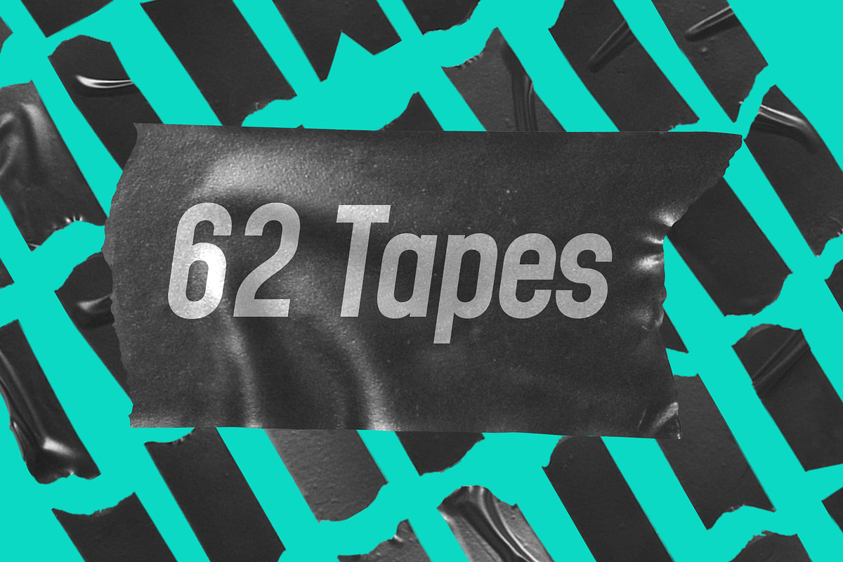 Adhesive Black Tape Pieces, a Background Graphic by Gravito (Photo 6 of 7)