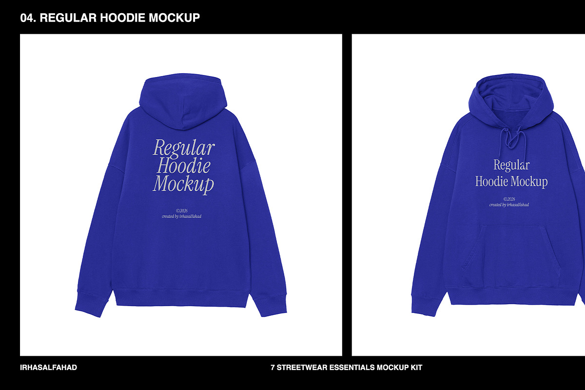 7 Streetwear Essentials Mockup Kit, an Apparel Mockup by Irhasalfahad (Photo 5 of 11)