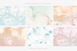 Abstract Marbled Backgrounds