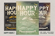 Happy Hour Flyer Bundle, a Flyer Template by plaxtico (Thumbnail 3 of 6)
