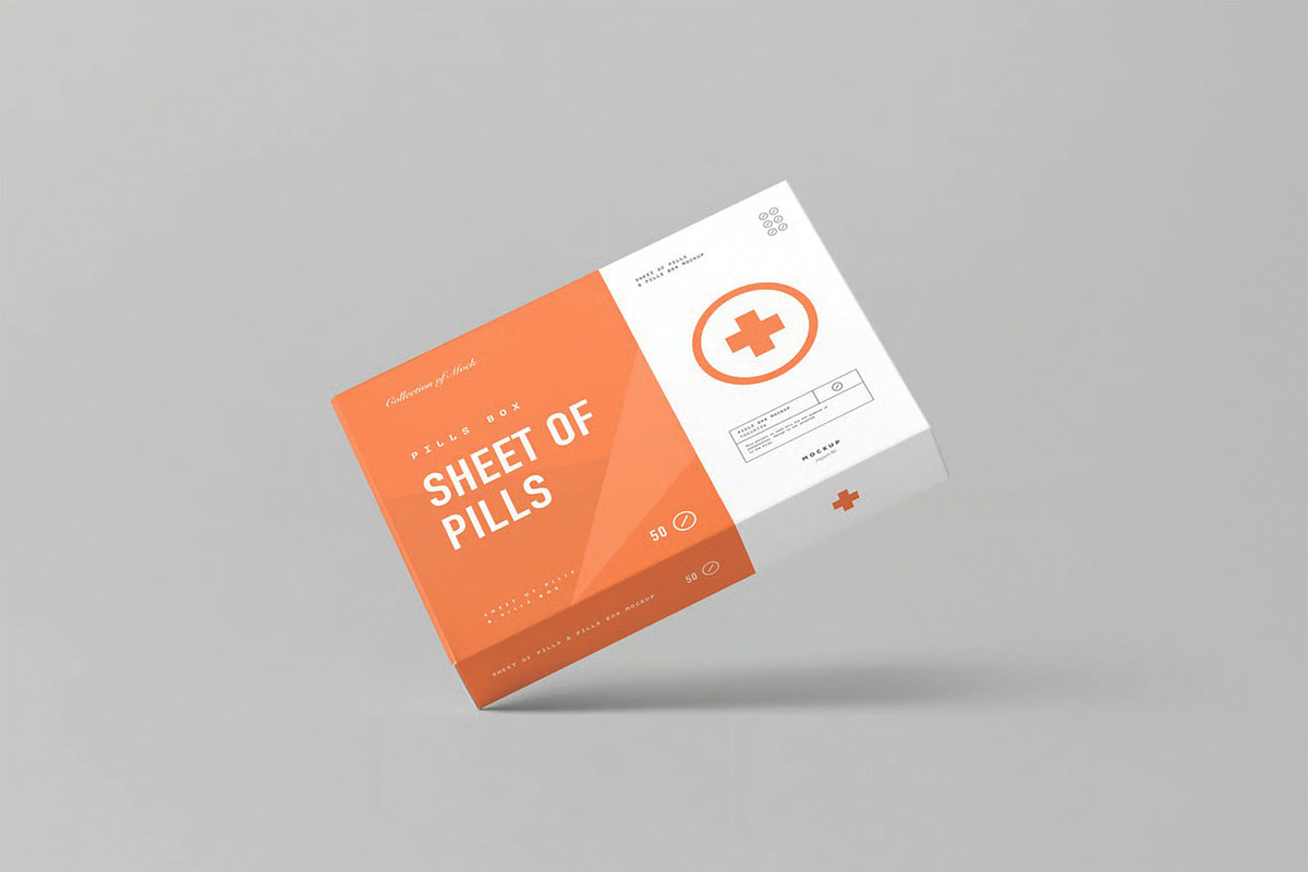 Pills Box Mockup, a Packaging Mockup by DesignRushMarket (Photo 9 of 9)