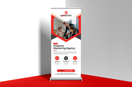 Rollup Banner, a Print Template by Stock_Design
