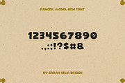Ranger - Retro Display Font, a Sans Serif Font by Sarah Celia Design (Thumbnail 4 of 4)