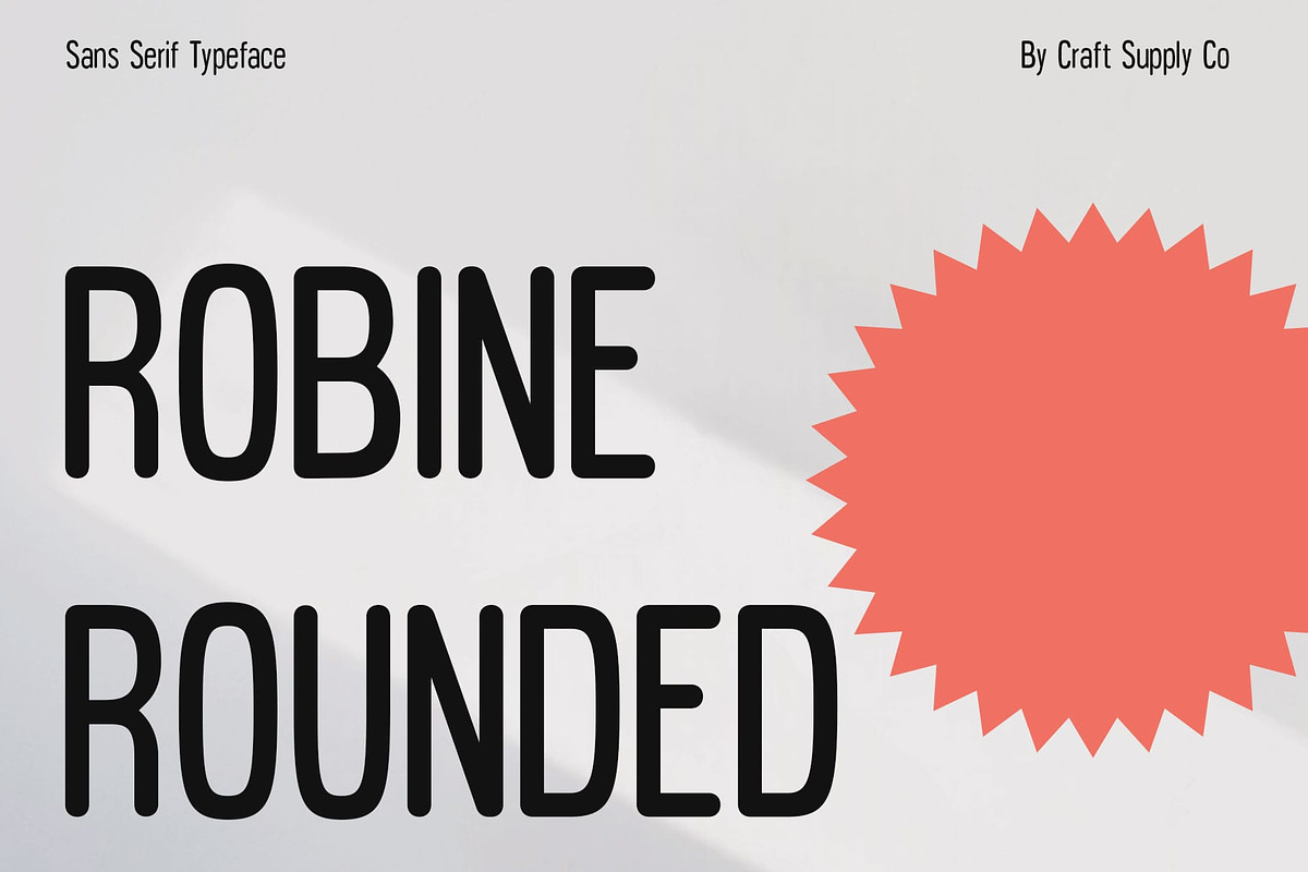 Robine Rounded, a Sans Serif Font by Craft Supply Co. (Photo 1 of 8)