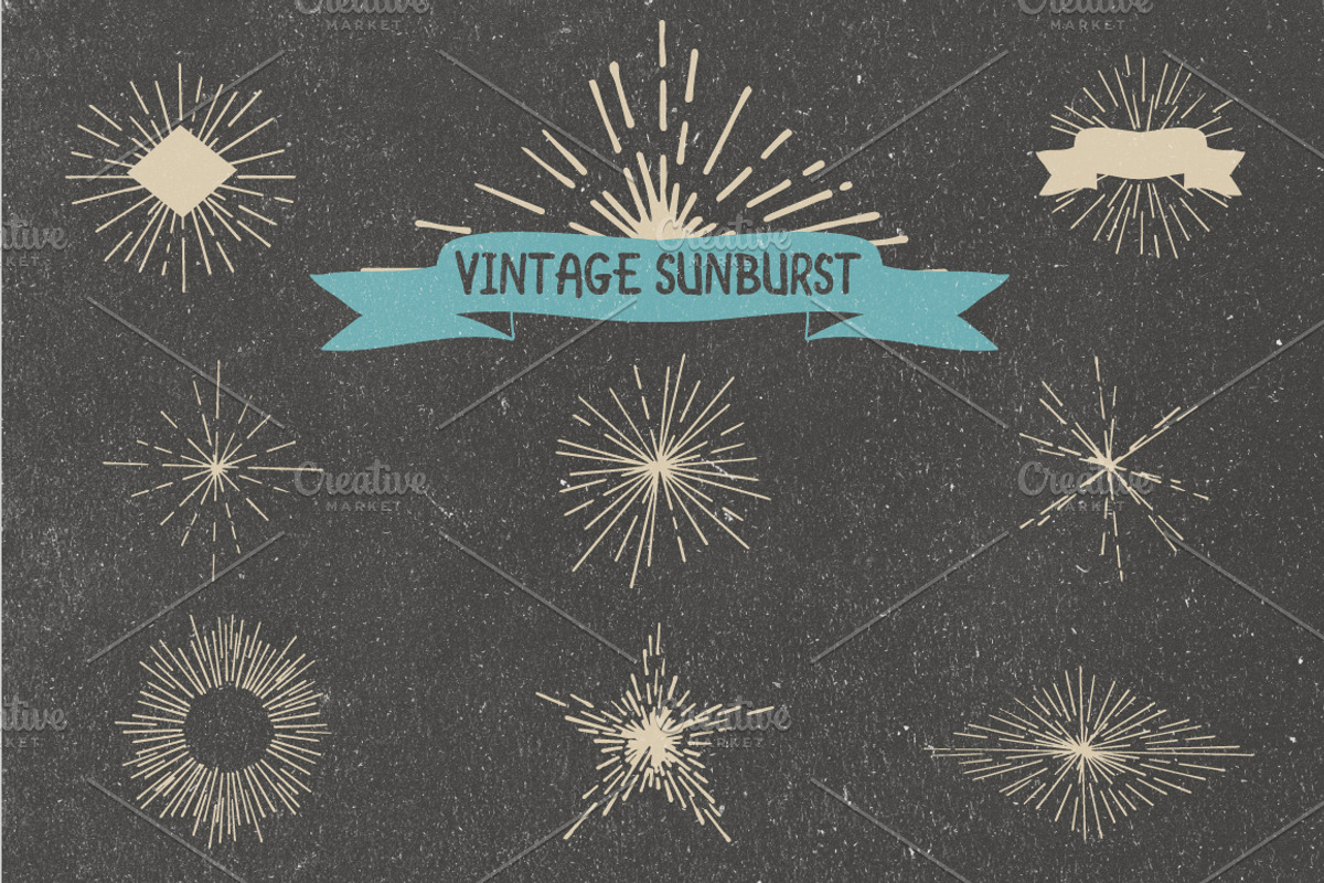 Sunburst collection. Hand Illustrate, an Object Graphic by Julia Bilenko (Photo 1 of 2)