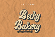 Haverlly Switch Retro Script Font, a Script Font by Graphicxell (Thumbnail 7 of 12)